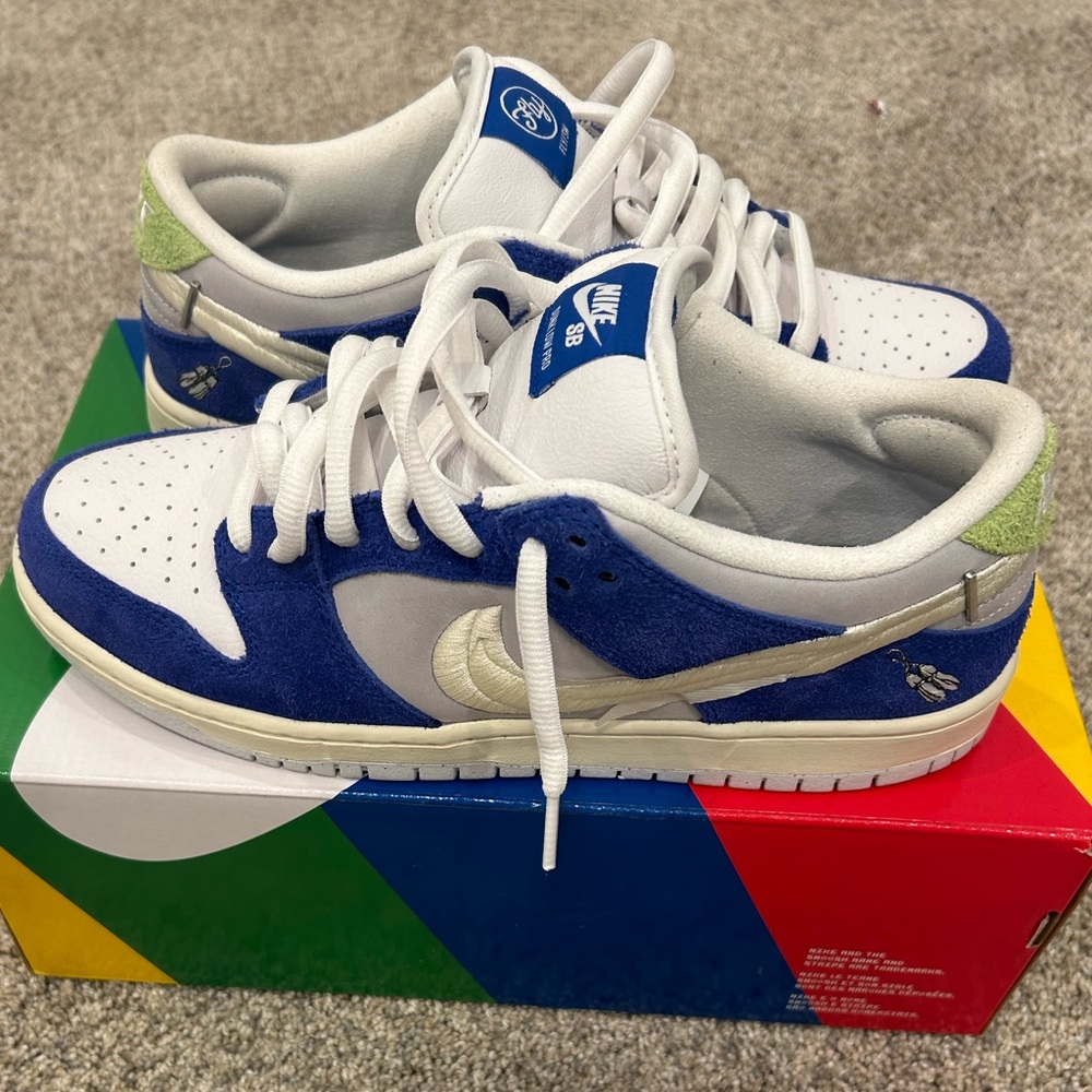 MENS STREETWEAR GARDENIA SB DUNK LOW SIZE 10